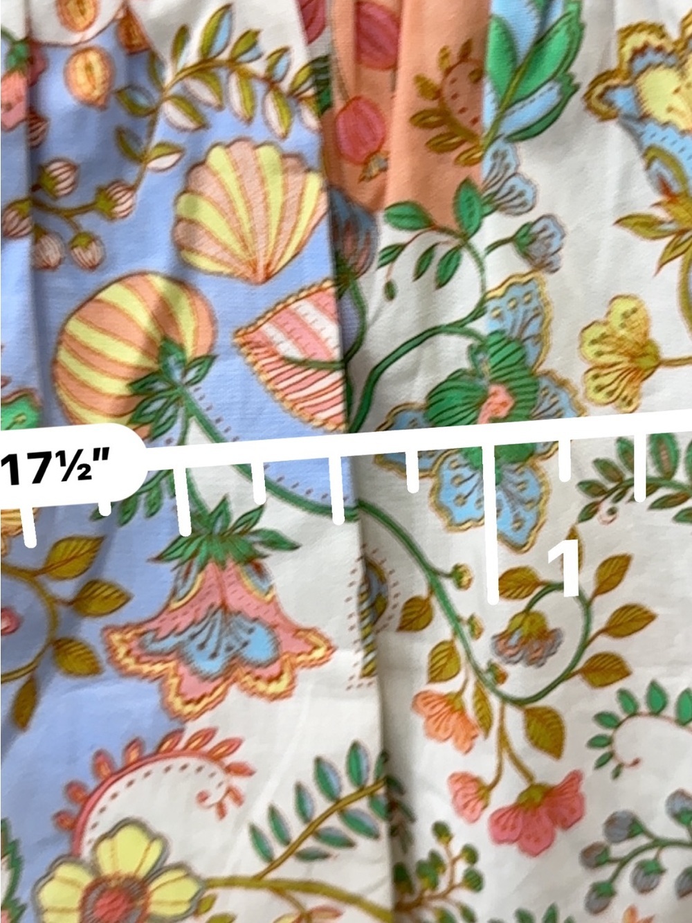 Sugarlips Floral Puff Sleeve Button-Back Blouse - Pastel Multicolor - Picture 10 of 11